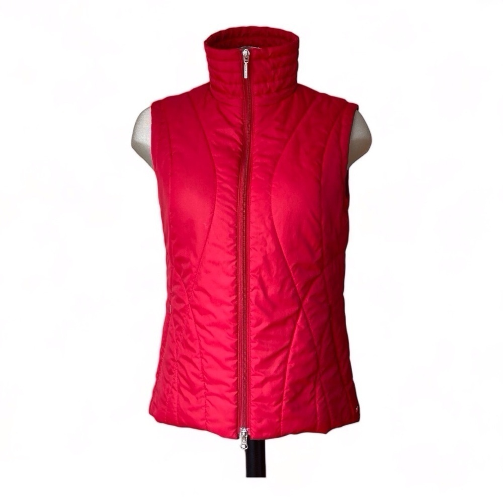 TOMMY HILFIGER Women’s Puffer Vest Red Size Medium
